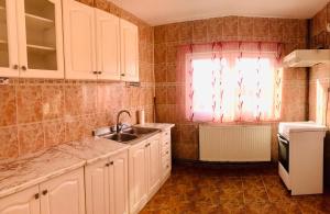 Köök või kööginurk majutusasutuses Vila Ekooos