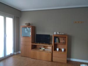 A television and/or entertainment centre at Apartamento Ezkubenea