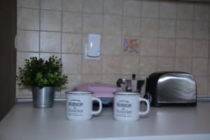 Coffee and tea making facilities at Myrto2 apartment