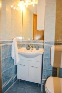 Koupelna v ubytování Apartment Sopta