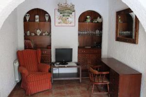 Μια τηλεόραση ή/και κέντρο ψυχαγωγίας στο Villa Las Catalpas