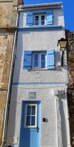 Bygningen som feriehuset ligger i