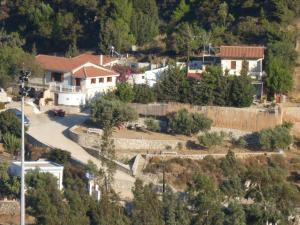 an aerial view of a house at Aperi View in Karpathos