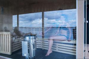 Svalir eða verönd á Gullmarsstrand Hotell & Konferens
