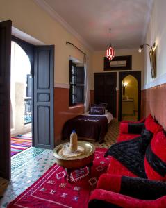 Posezení v ubytování Riad Ciel d'Orient