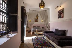 Posezení v ubytování Riad Ciel d'Orient