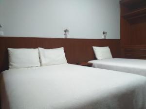 Postel nebo postele na pokoji v ubytování Hostal Vasco