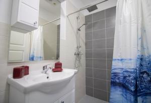 Koupelna v ubytování Villa M