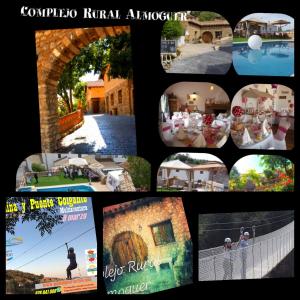 un collage de imágenes de diferentes lugares y eventos en Casas Rurales Almoguer en Frailes