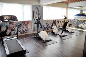 Fitness centrum a/nebo fitness zařízení v ubytování Fish Hotel Kaohsiung
