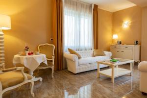 Posezení v ubytování Aurum Suites