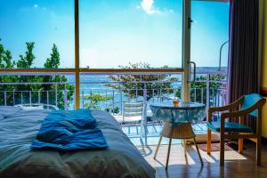 Parveke tai terassi majoituspaikassa 永旺旅店 Yong Wong Hostel