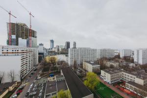 Výhľad na mesto Varšava alebo výhľad na mesto priamo z apartmánu