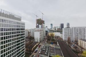 Výhľad na mesto Varšava alebo výhľad na mesto priamo z apartmánu