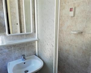 Koupelna v ubytování Albergo Moretti