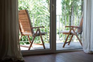Balkón nebo terasa v ubytování Landhotel Eifellust