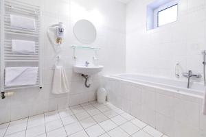 Koupelna v ubytování Hotel Jitřenka