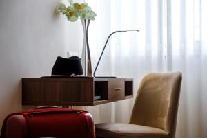 TV a/nebo společenská místnost v ubytování Hotel Regina