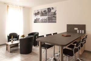 Χώρος καθιστικού στο Appartement Duplex Totalement Meublé et Équipé