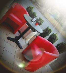 A seating area at HOTEL CONDOR