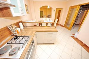 Kuchyň nebo kuchyňský kout v ubytování Apartment Martina