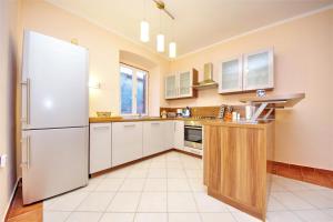 Kuchyň nebo kuchyňský kout v ubytování Apartment Martina