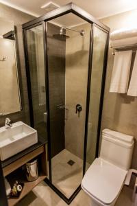 Koupelna v ubytování Hotel H9