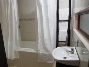 Koupelna v ubytování Hotel Kampak Wasi