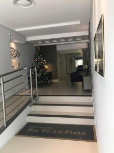 The lobby or reception area at Aparto 2 Quartos Av Brasil Balneario Camboriu