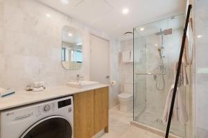 Phòng tắm tại Jephson Hotel & Apartments
