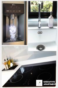 Η κουζίνα ή μικρή κουζίνα στο Nikis Dream Luxury Apartments