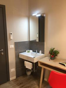Koupelna v ubytování Hotel Centro