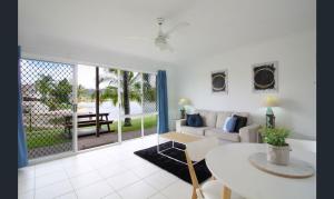 A seating area at Bay of Palms