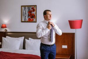Postel nebo postele na pokoji v ubytování Greguar Hotel by UHM