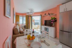Kuchyň nebo kuchyňský kout v ubytování Apartamento Bella Lucia