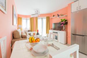 Kuchyň nebo kuchyňský kout v ubytování Apartamento Bella Lucia