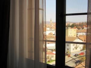 Nespecifikovaný výhled na destinaci Sibiu nebo výhled na město při pohledu z hotelu