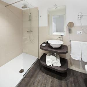 Kúpeľňa v ubytovaní Hotel Studio Inn Centrale & Milano Urban Padel