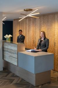 Lobby o reception area sa Harvard Square Hotel