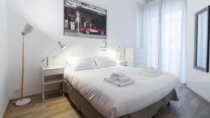 Posteľ alebo postele v izbe v ubytovaní Italianway - Merlo 3