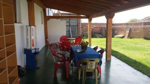 Un patio sau altă zonă în aer liber la albergue camino real
