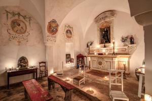 Posezení v ubytování Masseria Cervarolo