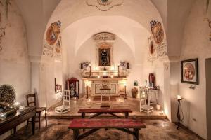 Posezení v ubytování Masseria Cervarolo