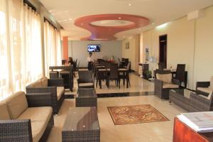 Posezení v ubytování Interservice Hotel