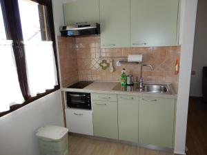 Kuchyň nebo kuchyňský kout v ubytování Apartments Simicev