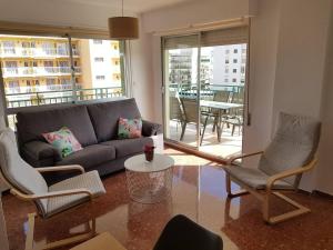 Posedenie v ubytovaní Fantástico apartamento en la playa