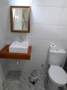 Kúpeľňa v ubytovaní Pousada Três Coroas