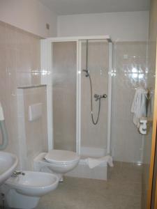 Koupelna v ubytování Bellavista B&B