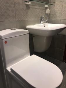 Baðherbergi á Good Nest Homestay