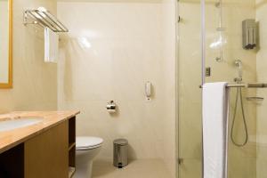 Koupelna v ubytování Fushin Hotel Taipei